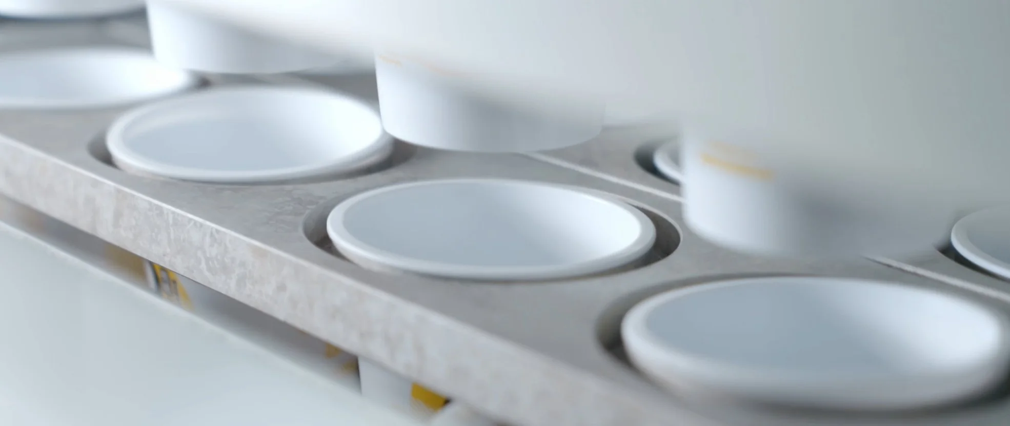 Sealed soy milk cups